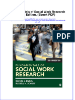 Fundamentals of Social Work Research 2nd Edition Ebook PDF