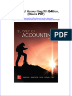 Survey of Accounting 5th Edition Ebook PDF