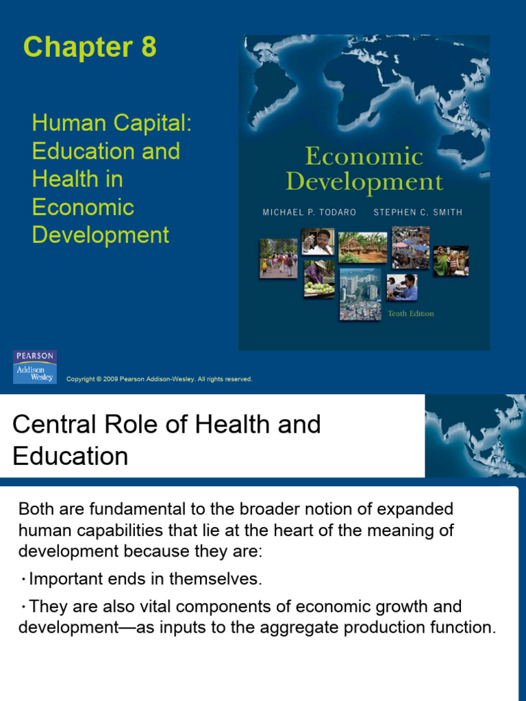 Human Capital: Education and Health in Economic Development | PDF ...