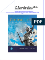 Ebook PDF Criminal Justice A Brief Introduction 13th Edition