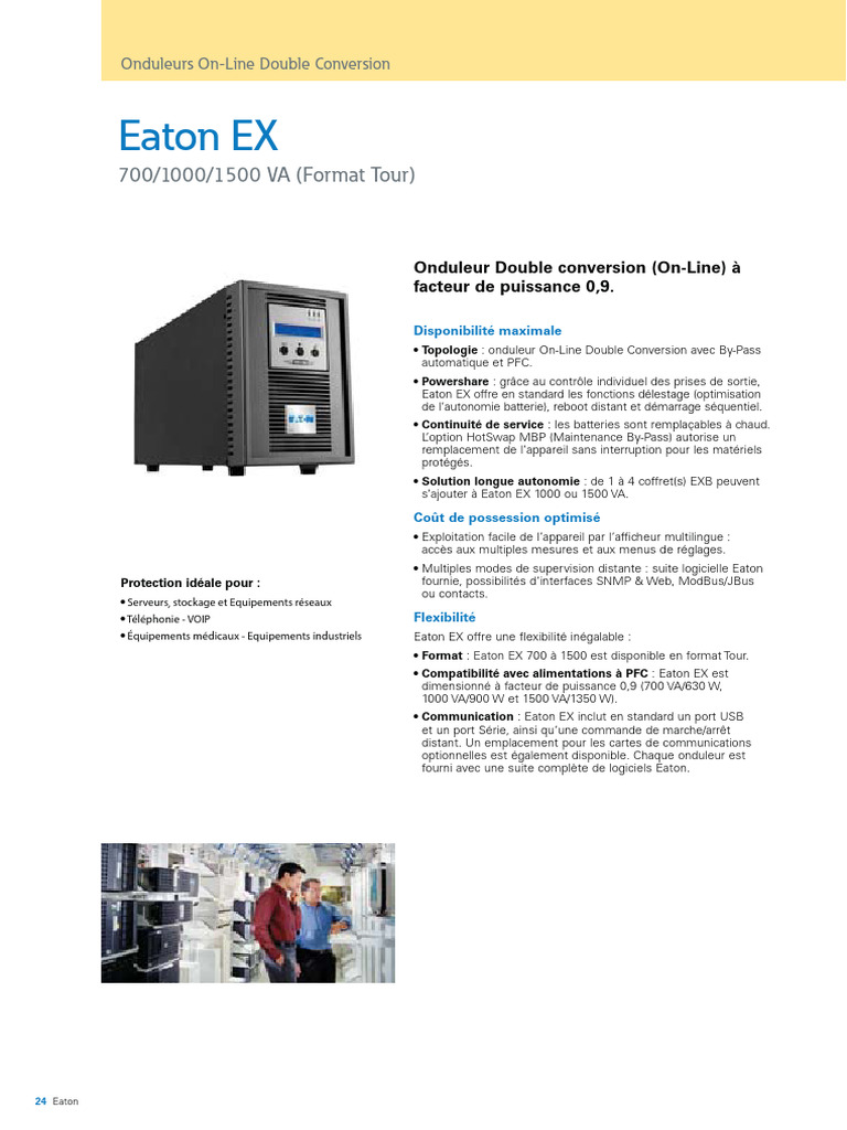 Onduleur Eaton IN LINE 5E UPS / 2200VA /1200W