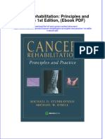 Cancer Rehabilitation Principles and Practice 1st Edition Ebook PDF