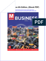 M Business 6th Edition Ebook PDF