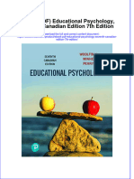 eBook PDF Educational Psychology Seventh Canadian Edition 7th Edition