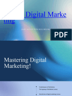 Masters in Digital Marketing