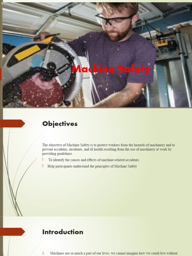 Machine Safety | PDF