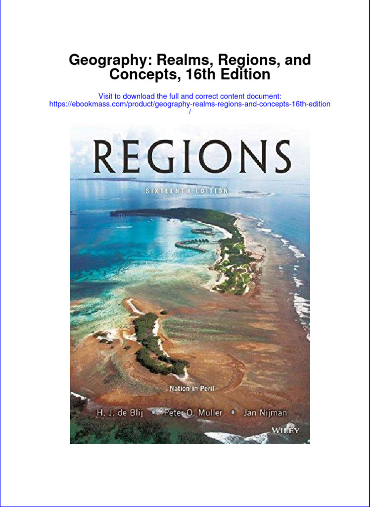 Geography Realms Regions and Concepts 16th Edition PDF China