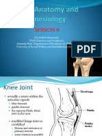 Session8-Knee Anatomy & Kinsiology