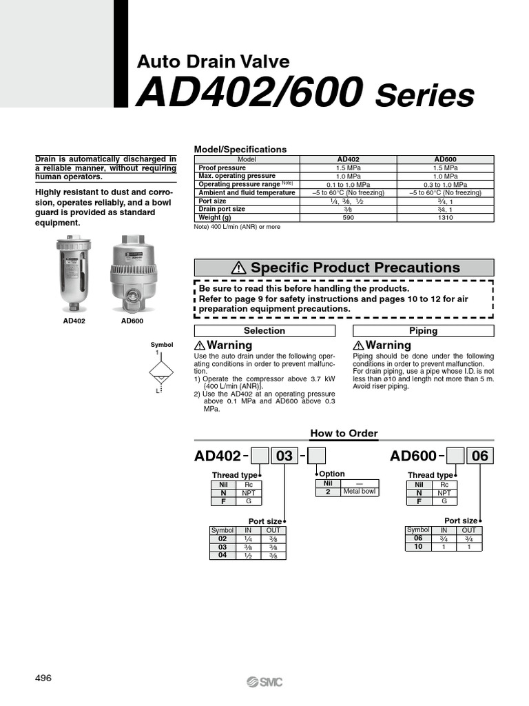 Series: Auto Drain Valve | PDF