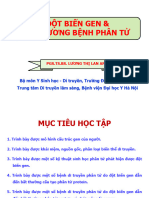 PGS LA - BG - Đột Biến Gen Và Bệnh Phân Tử - LEC18 - 4.12.2023