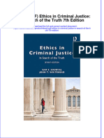Ebook PDF Ethics in Criminal Justice in Search of The Truth 7th Edition