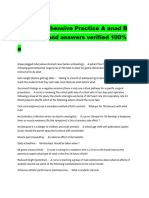 PN Comprehensive Practice A anad B questions and answers verified