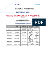 Annexure I - Waste Management Procedure