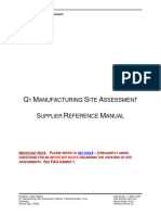 Q1 Manufacturing Site Assessment Reference