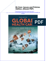 Global Health Care Issues and Policies 3rd Edition Ebook PDF