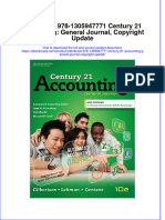 Etextbook 978 1305947771 Century 21 Accounting General Journal Copyright Update