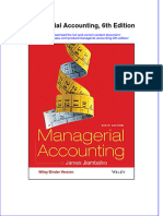 Managerial Accounting 6th Edition