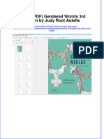 Ebook PDF Gendered Worlds 3rd Edition by Judy Root Aulette
