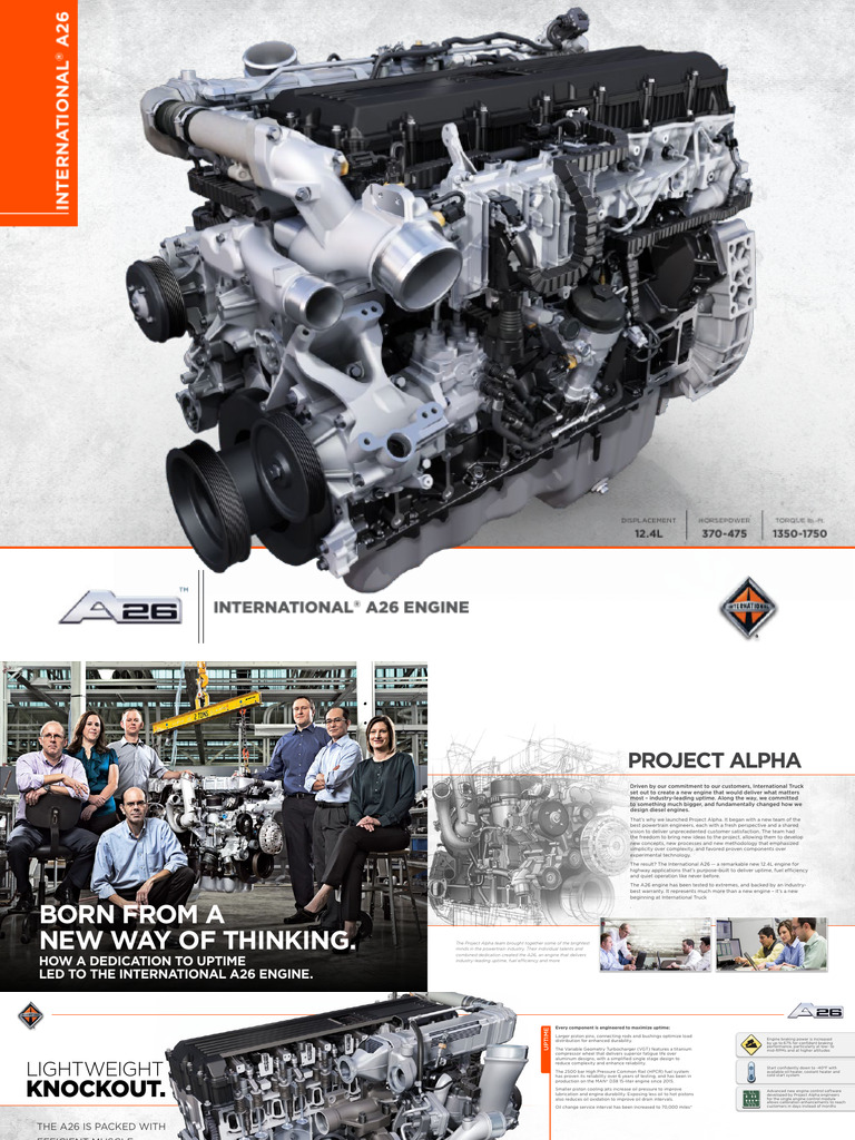 A26 Brochure 0717 | PDF | Engines | Motor Oil