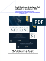 Goldman Cecil Medicine 2 Volume Set Cecil Textbook of Medicine 26th