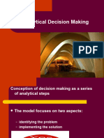 CH 22 Analytical Decision Making