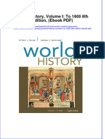 World History Volume I To 1800 8th Edition Ebook PDF