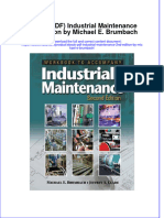 Ebook PDF Industrial Maintenance 2nd Edition by Michael e Brumbach