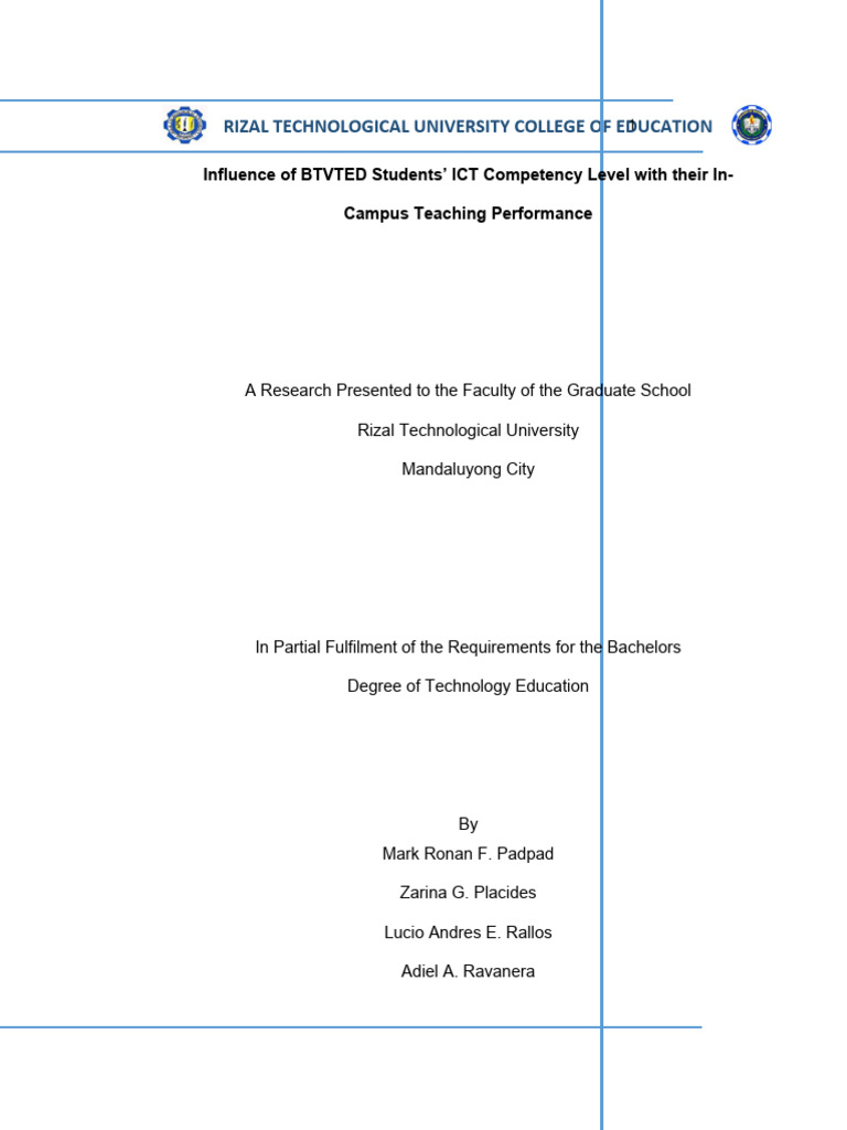 Final Template For Chapter 4 | PDF | Educational Technology | Teachers