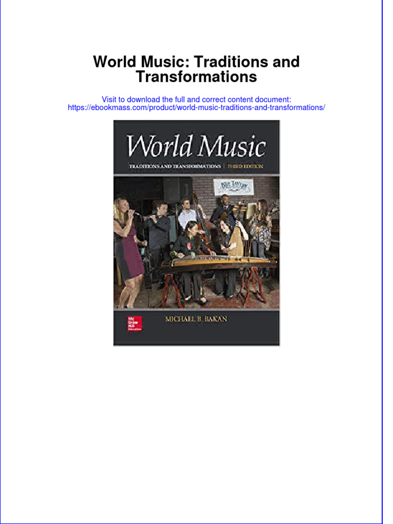 World Music Traditions and Transformations PDF History Of China China
