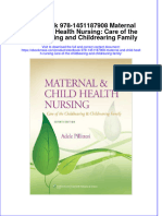 Etextbook 978 1451187908 Maternal and Child Health Nursing Care of The Childbearing and Childrearing Family