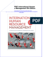 Ebook PDF International Human Resource Management 5th Edition
