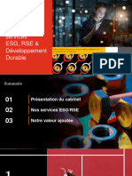 Offre de Services ESG-RSE