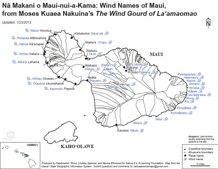 Wind Map of Maui PDF