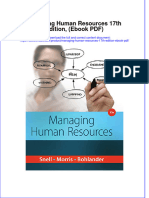 Managing Human Resources 17th Edition Ebook PDF