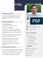 Sarvesh 2023 Resume