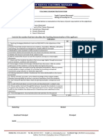 Teaching Demonstration Form