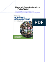 Managing Nonprofit Organizations in A Policy World