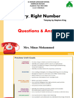 Sorry, Right Number Questions by Minas