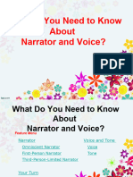 Narrator and Voice