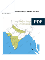 Cropping Patterns and Major Crops of India: Part Two