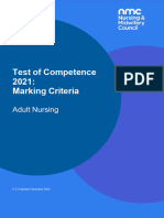 rn1 Adult Nursing Marking Criteria 2021
