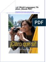 Claro Que Si World Languages 7th Edition Ebook PDF