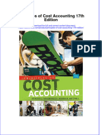 Principles of Cost Accounting 17th Edition