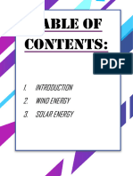 Renewable Energy in Sikkim Toc