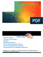 Patterns of Single-Gene Inheritance I