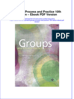 Groups Process and Practice 10th Edition Ebook PDF Version