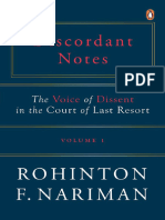 Discordant Notes The Voice of Dissent in The Last Court of Resort Volume 1 (Rohinton F. Nariman) (Z-Library)