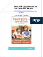 Young Children With Special Needs 6th Edition Ebook PDF Version