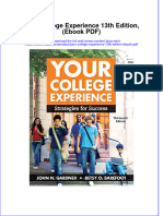 Your College Experience 13th Edition Ebook PDF