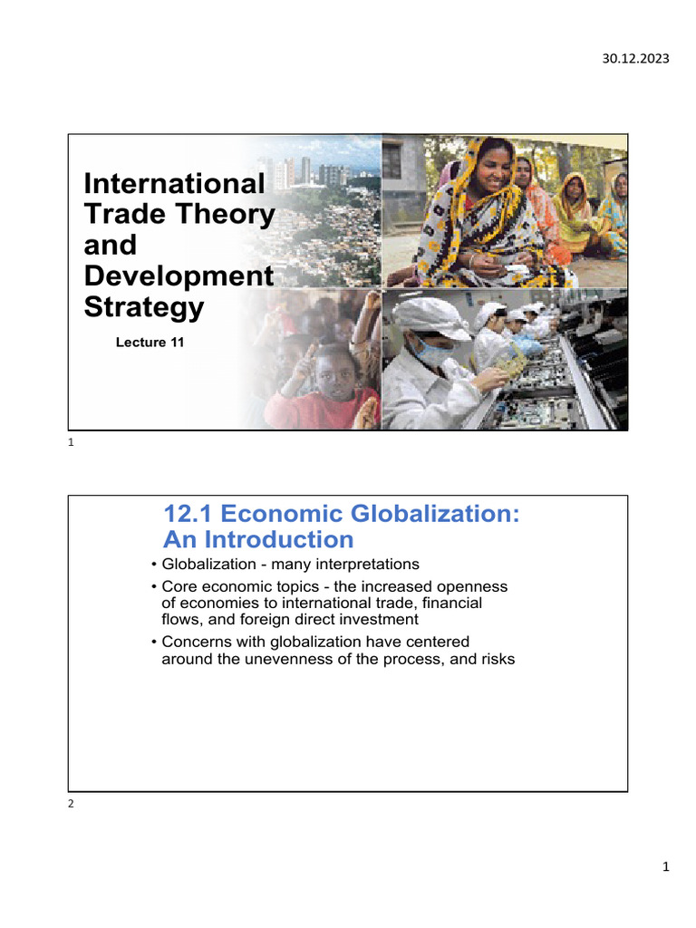 International Trade and Development Issues | PDF | Exports | Exchange Rate